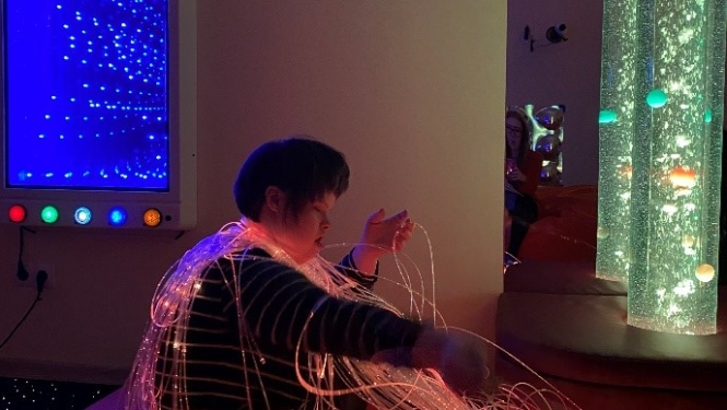 Sensorās istabas pielietošana